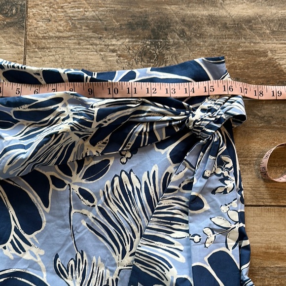 NATORI ASYMMETRIC RUFFLE SKIRT - Picture 9 of 12